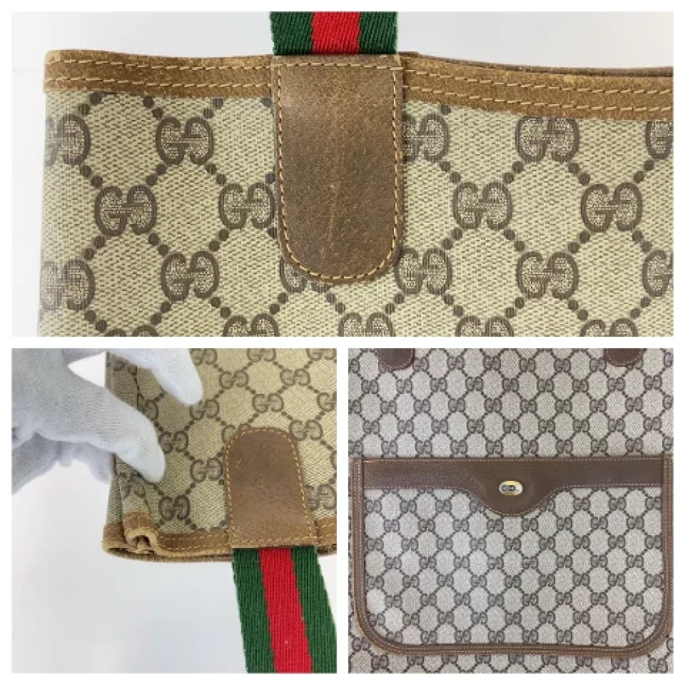 Gucci Vintage Pre-owned Canvas gucci-bags Brown Dames