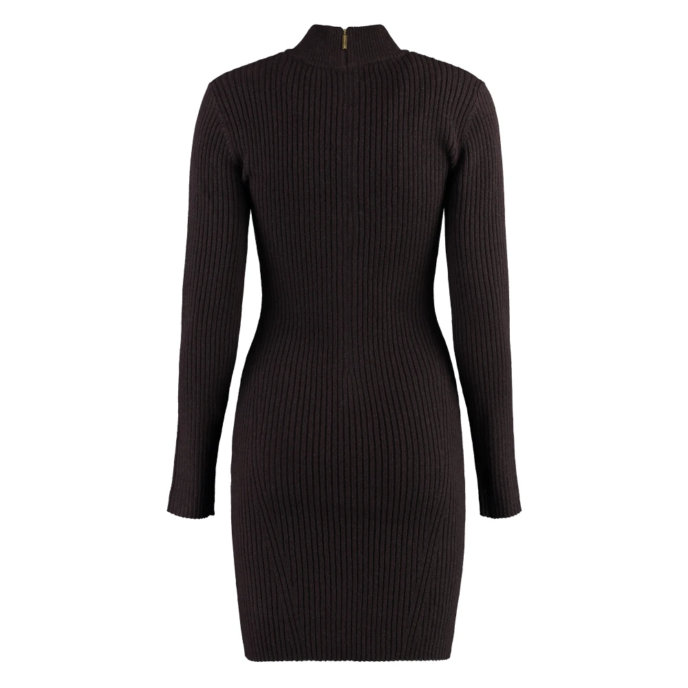 Michael Kors Geribde wollen jurk Brown Dames