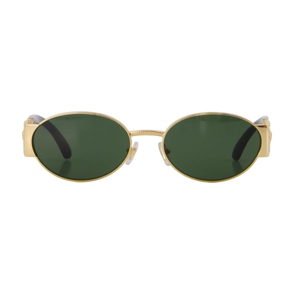 Versace , Gold Sunglasses Dark Green lenses, VE2299 100271, Mojo Glasses - Image 5