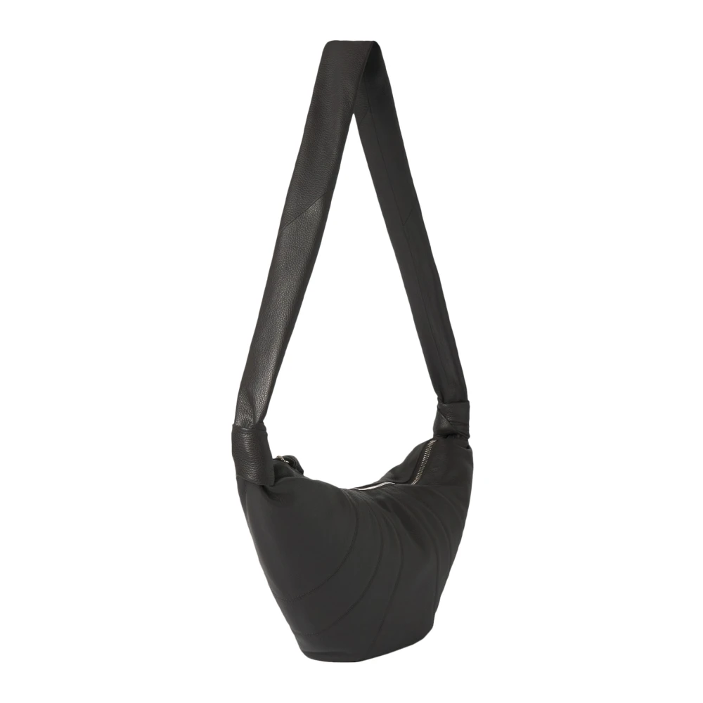 Lemaire Leren schoudertas Black Dames