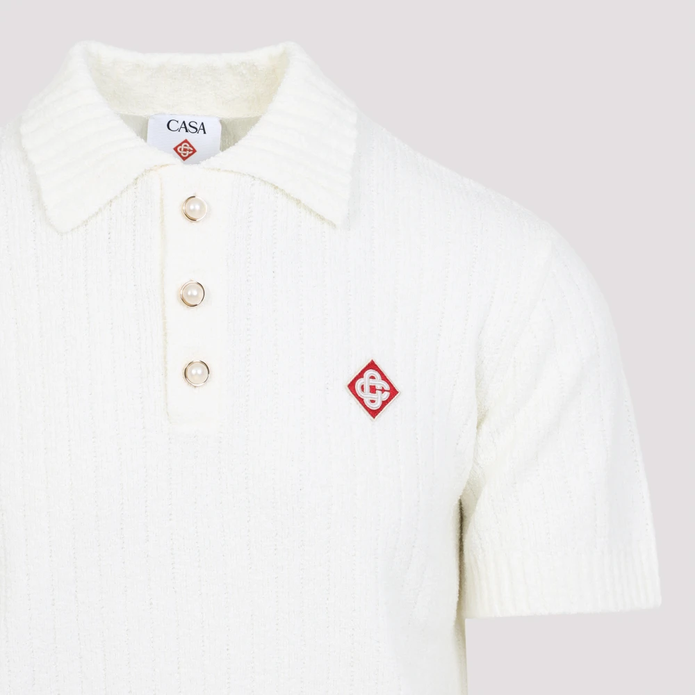 Casablanca Wit T-shirt Stijlvol Comfortabel White Heren
