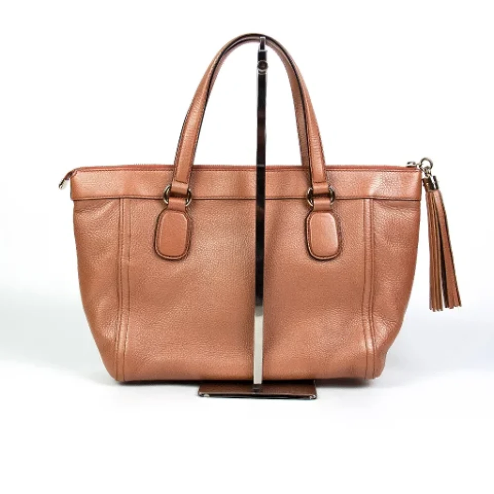 Gucci Vintage Pre-owned Fabric gucci-bags Brown Dames