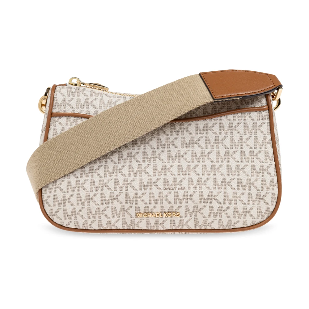 Michael Kors Jet Set Schoudertas Beige Dames