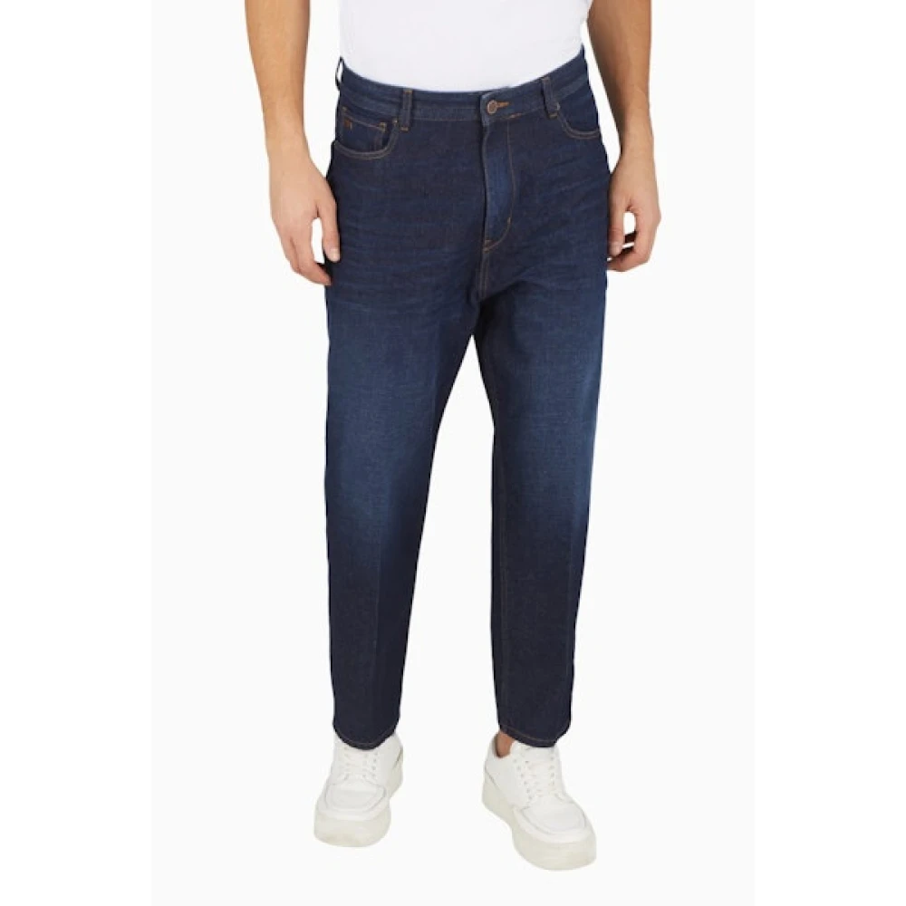 Emporio Armani Wijde pasvorm Jeans Blue Heren