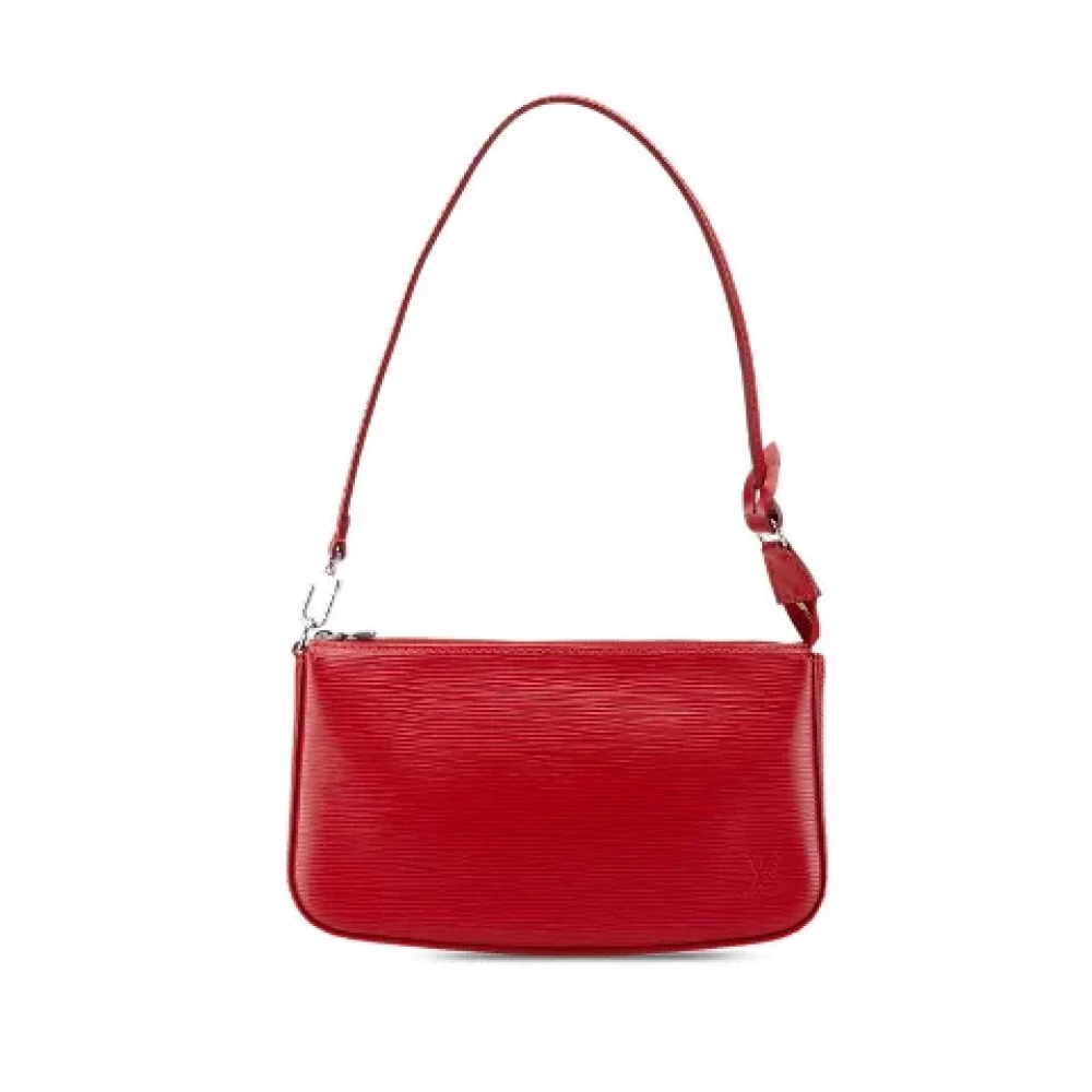 Louis Vuitton Vintage Pre-owned Leather clutches Red Dames