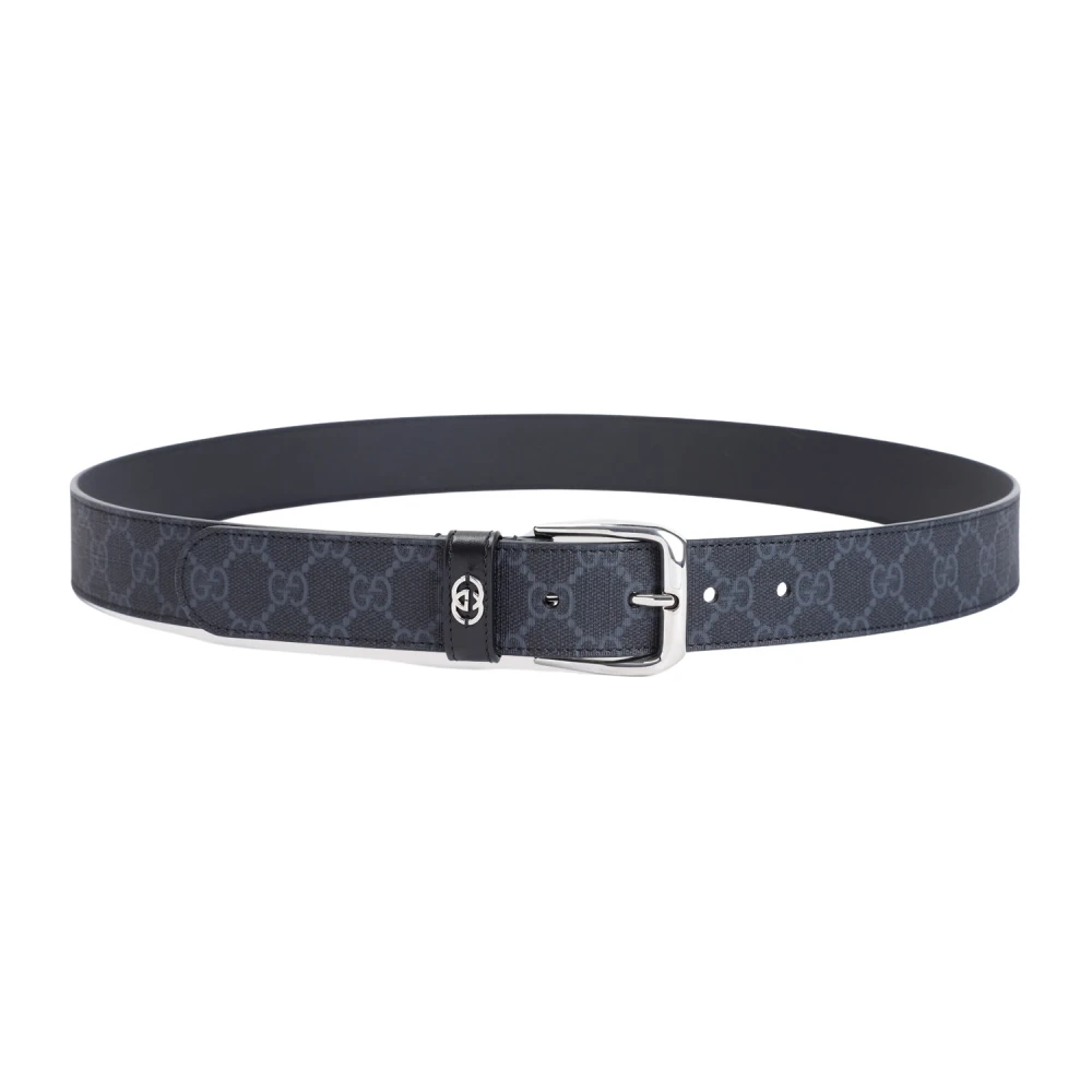 Gucci Zwarte riem voor stijlvolle outfits Black Heren