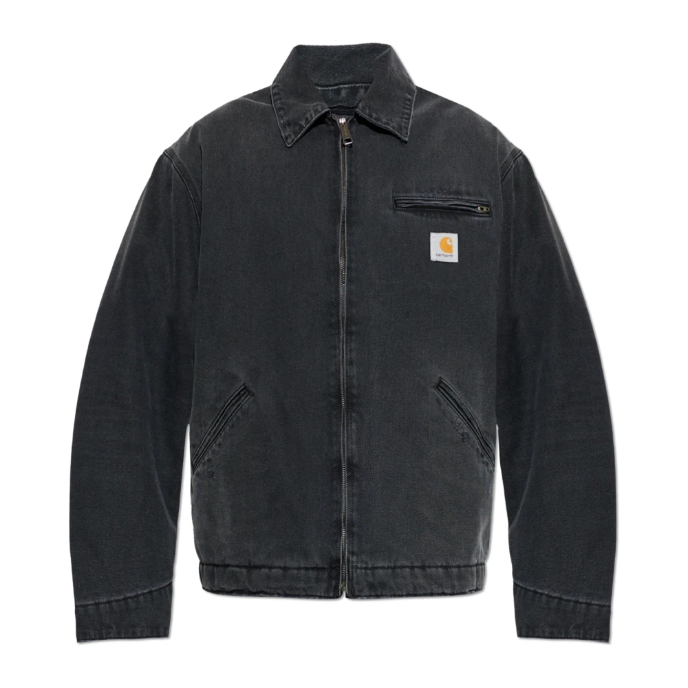 Carhartt Wip Men's Black Og Detroit Jacket - (Grind Washed) - Xl - Image 2