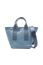 lichtblauwe-nylon-tote-tas