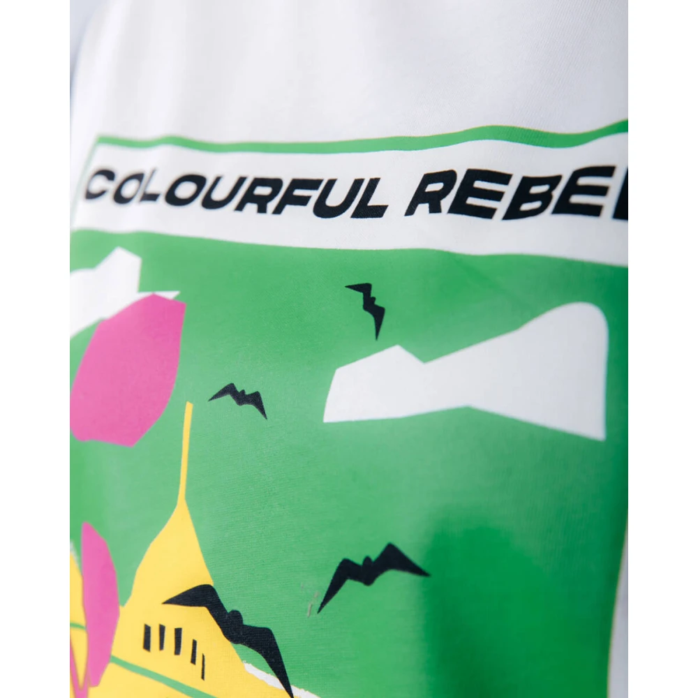 Colourful Rebel Scenic Loosefit Tee White Dames