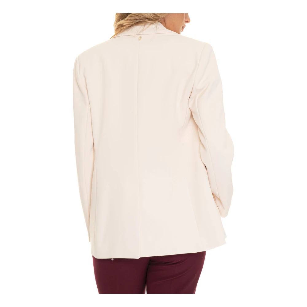 Liu Jo Knooploze Reversjas met Zakken Beige Dames