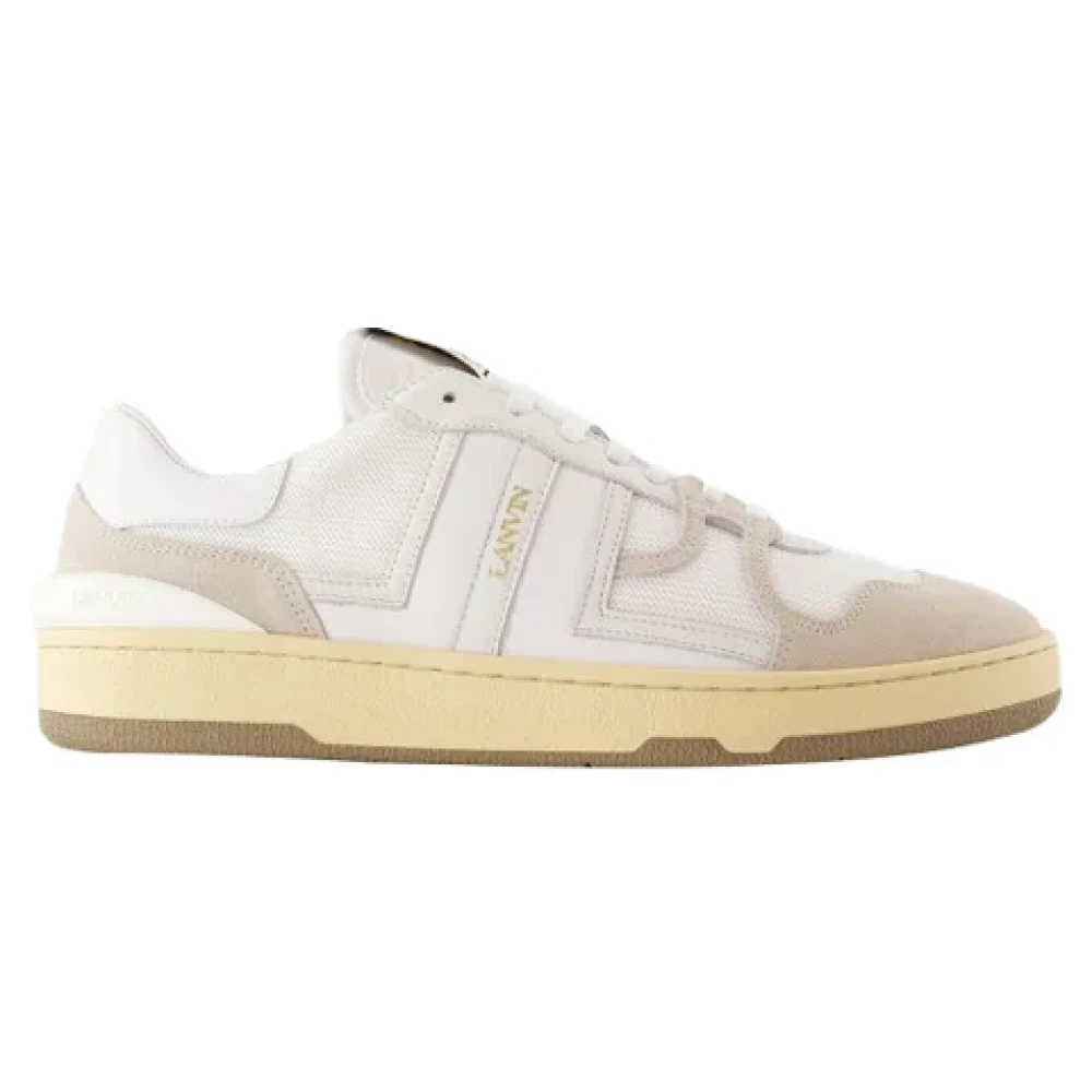 Lanvin Laeder sneakers White, Herr