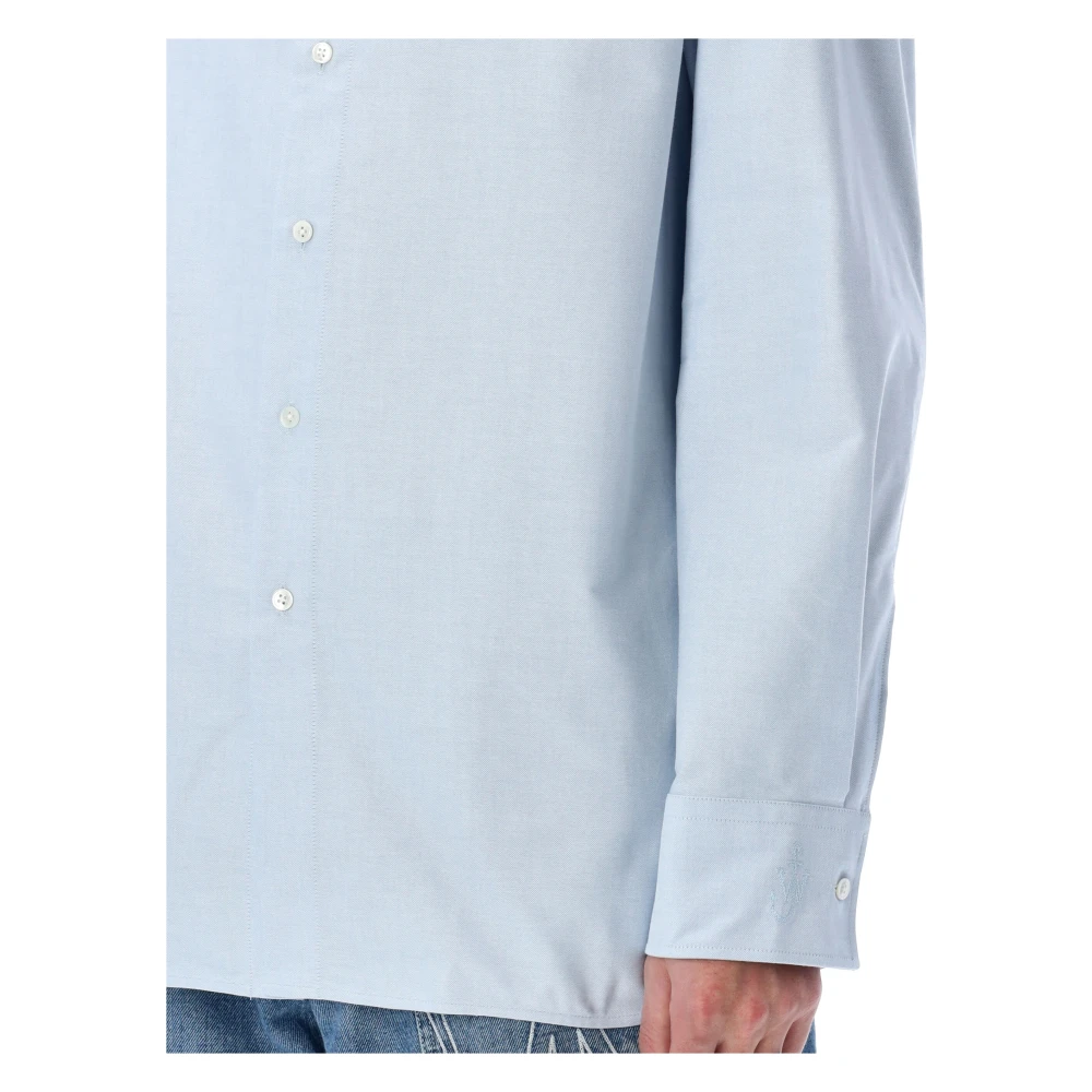 JW Anderson Lichtblauwe Oxford Overhemd Blue Heren