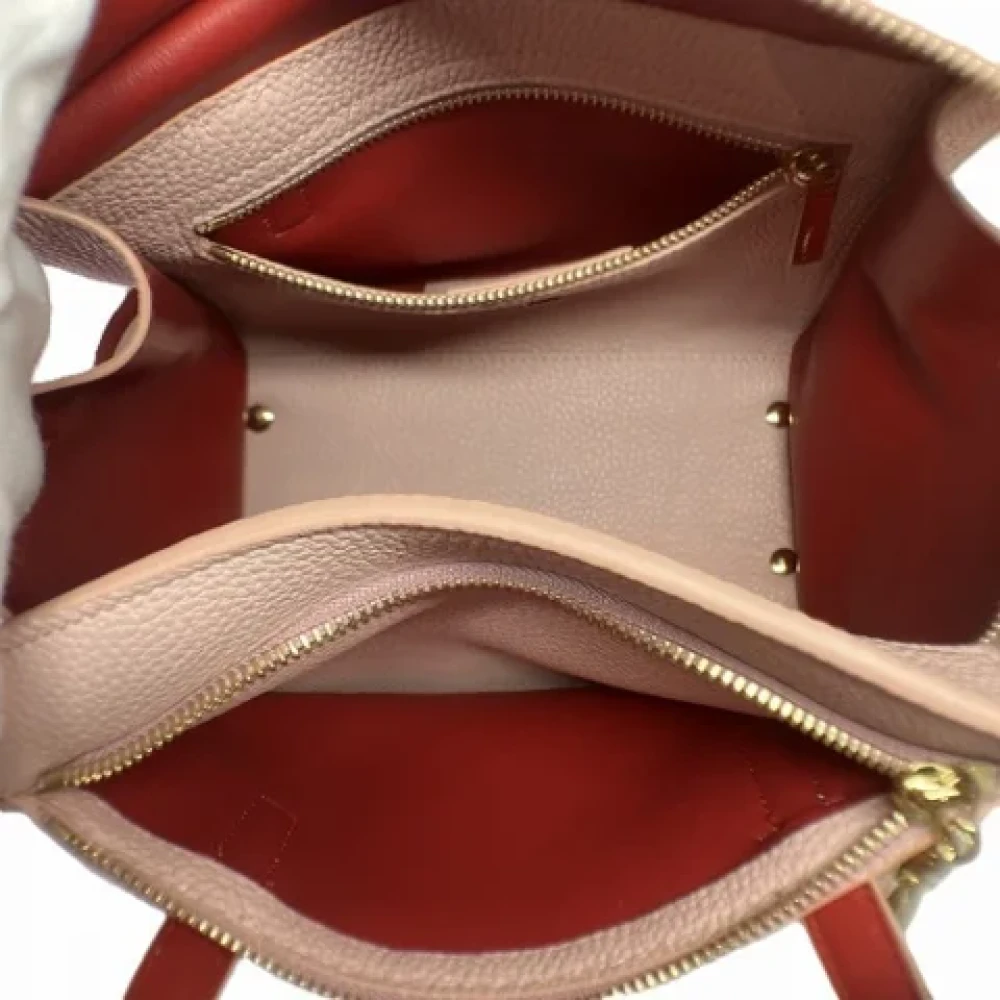 Salvatore Ferragamo Pre-owned Leather handbags Pink Dames