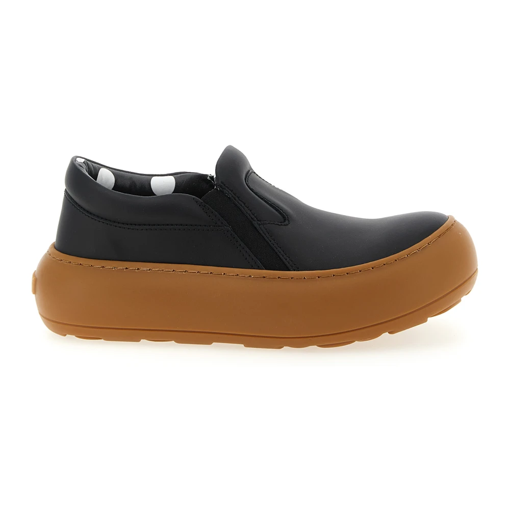 Moschino Ollie Leather Sneakers Dames Schoenen Zwart