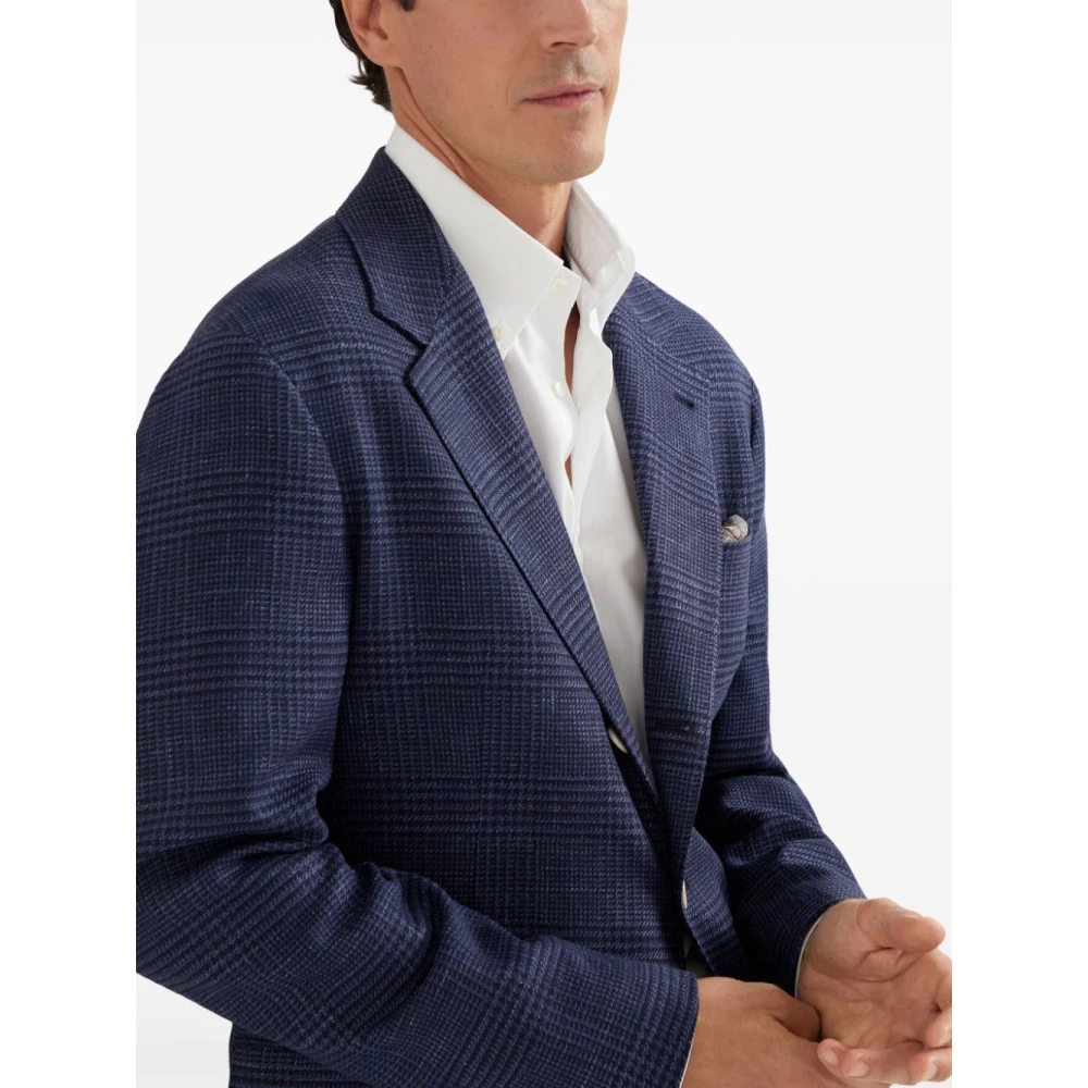 BRUNELLO CUCINELLI Blauwe Herenjassen Blue Heren