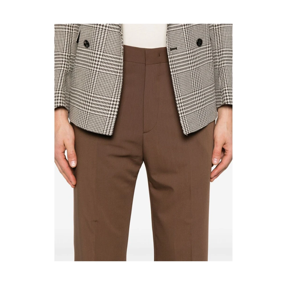 Tagliatore Broek Brown Heren