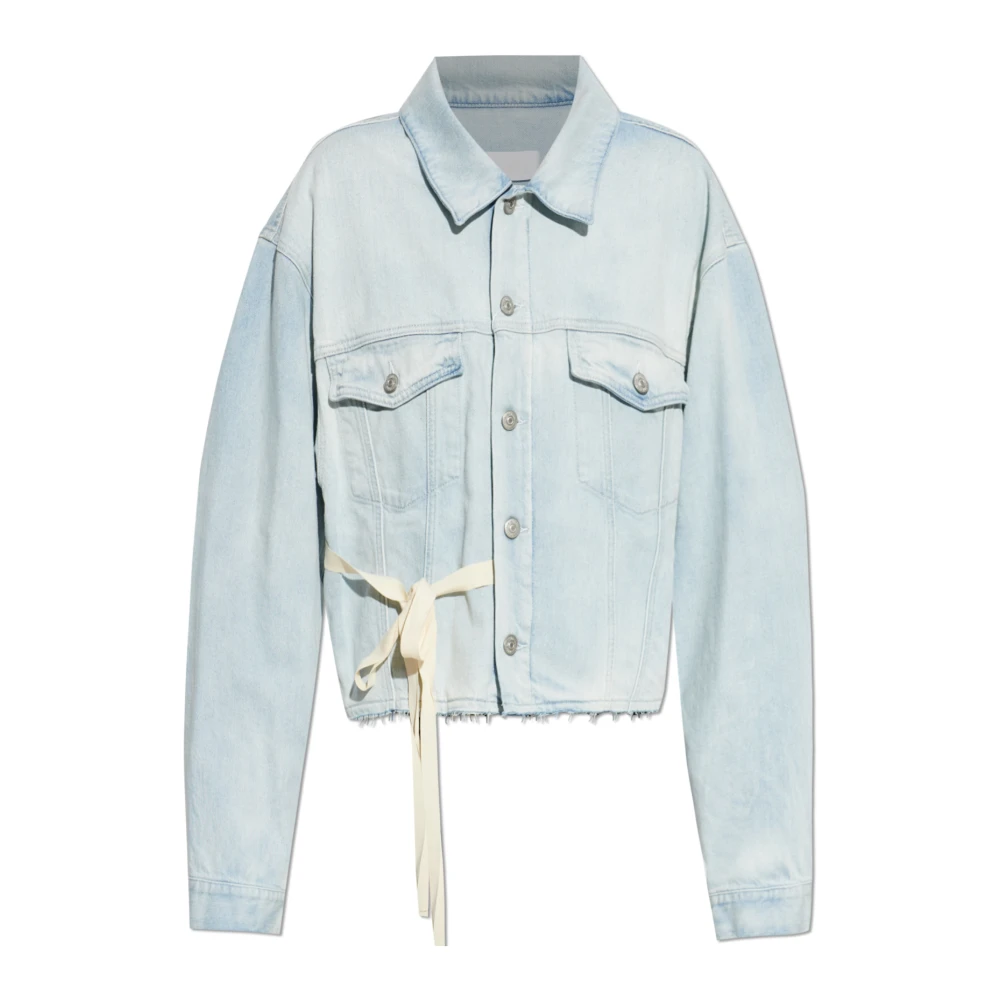 Mm6 Maison Margiela Damen Blau Jacken, Sgröße:
