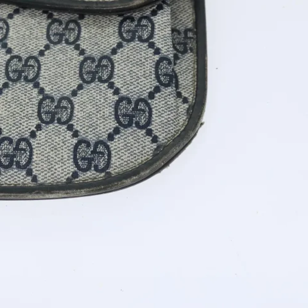 Gucci Vintage Pre-owned Leather clutches Blue Dames