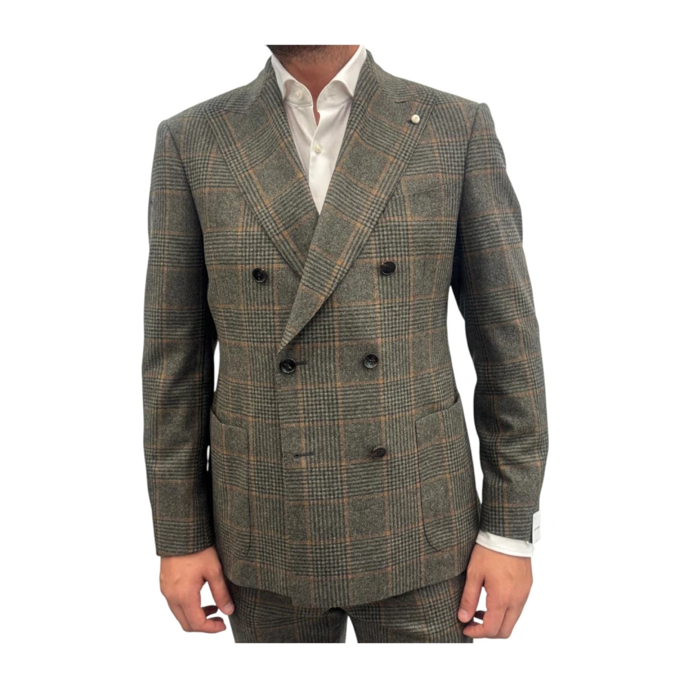 Luigi Bianchi Mantova Elegante Pak Jurk Green Heren