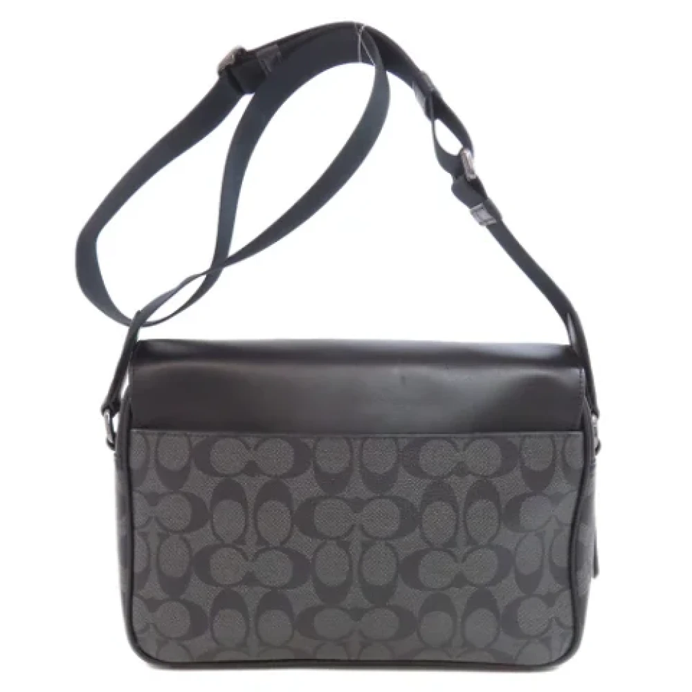 Coach Pre-owned Plastic shoulder-bags Black Dames