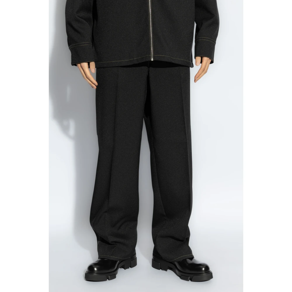 Jil Sander Kreukelbroek Black Heren