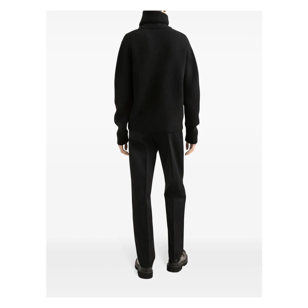 Dolce & Gabbana Zwarte Pullover Trui Black Heren
