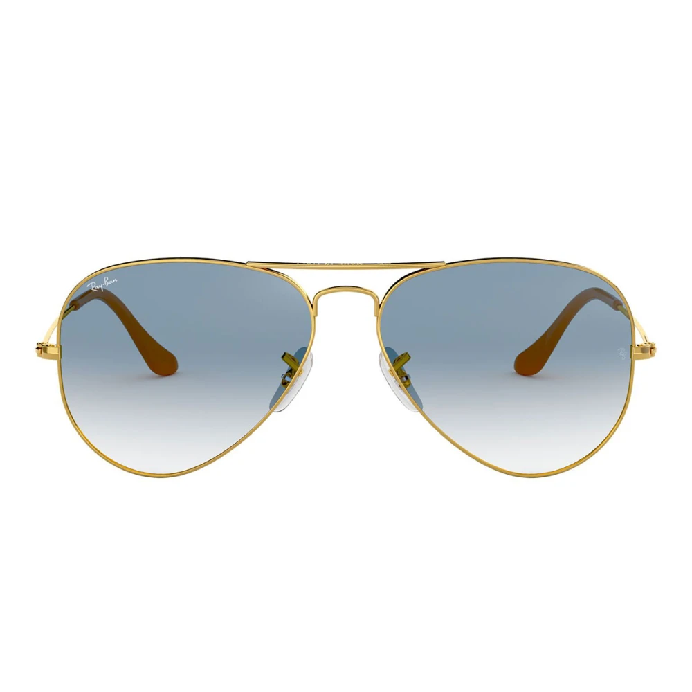 Ray-Ban Unisex Yellow Sunglasses, 58 Mm, Aviator Sunglasses