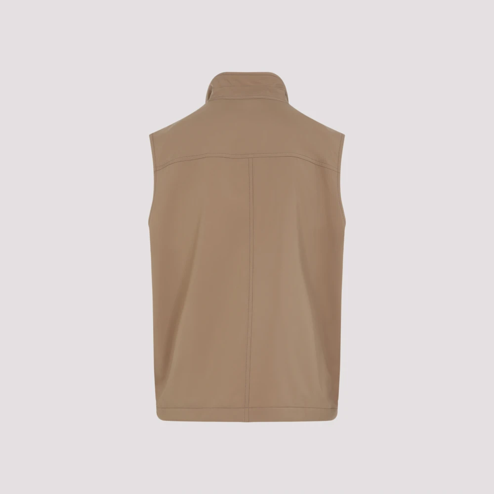 Brioni Neutrale Vest voor Stijlvolle Mannen Brown Heren