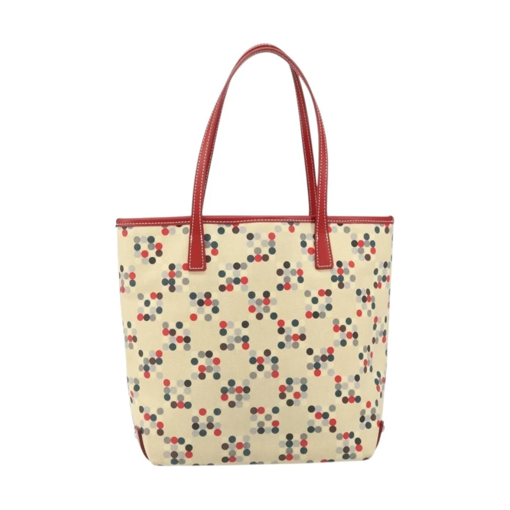 Burberry Vintage Women's Beige Pre-Owned Vintage Canvas Tote Bag