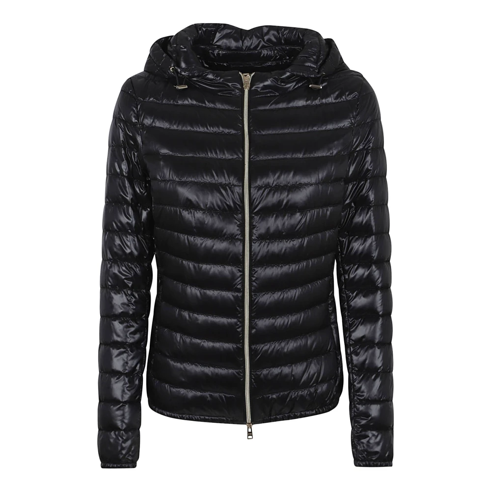 Herno Donna Nero - Angela Bomber Jacket - Jackets - L