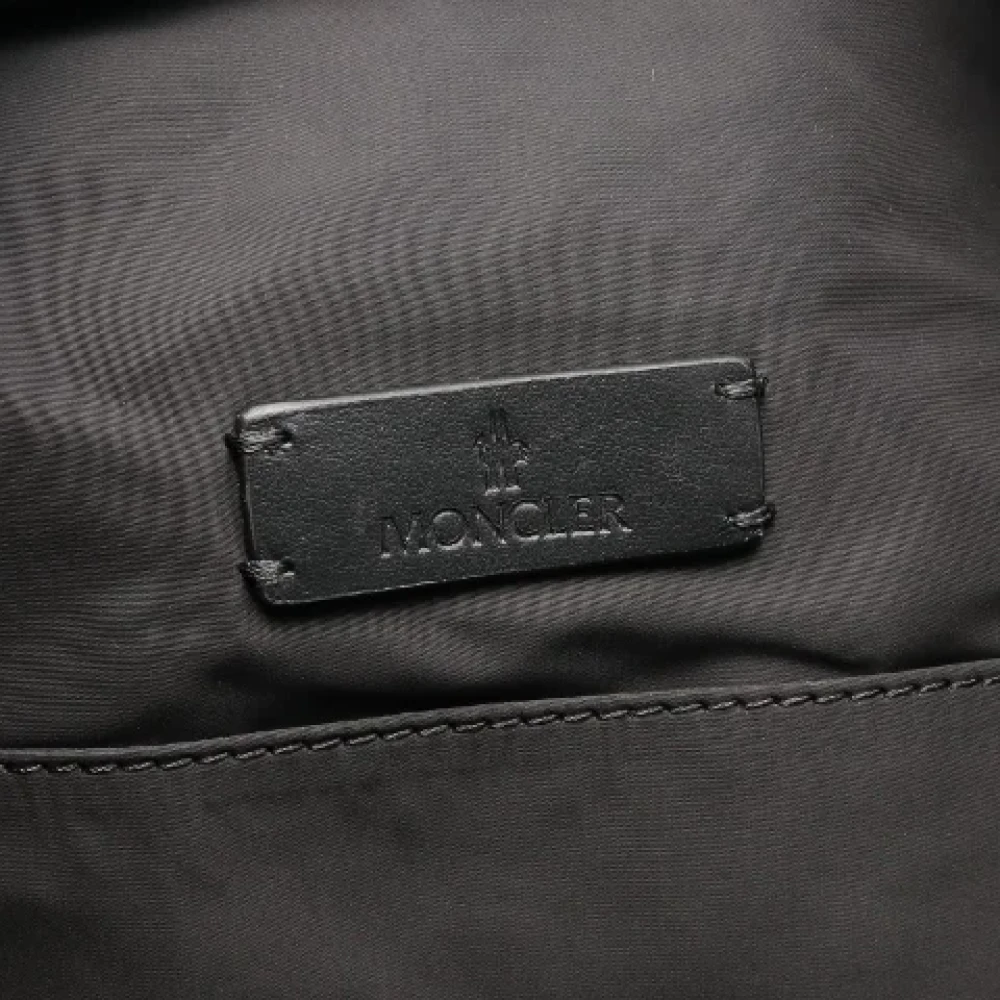 Moncler Pre-owned Canvas backpacks Black Dames