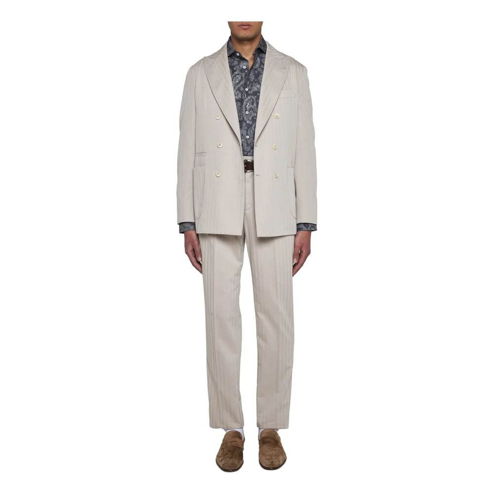 BRUNELLO CUCINELLI Beige Jassen Beige Heren