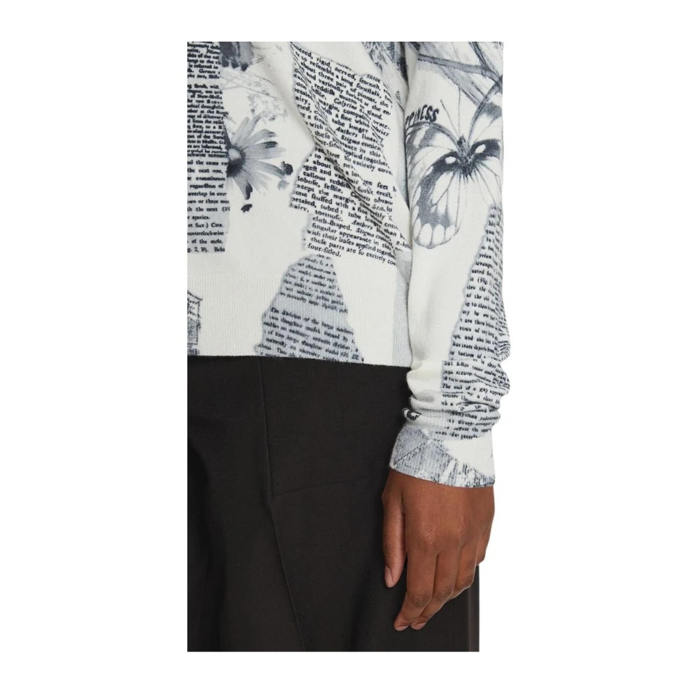 Desigual Gebreide top voor vrouwen White Dames