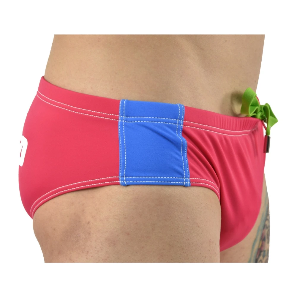 Dsquared2 Rosa Uomo Zwemkleding Stijlvol en Pink Heren