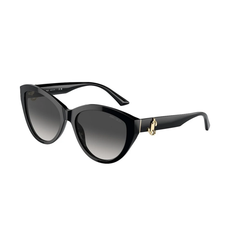 Jimmy Choo Black Sunglasses, Female, 55 Mm, Authentic Premium Glasses With Top-Notch Service