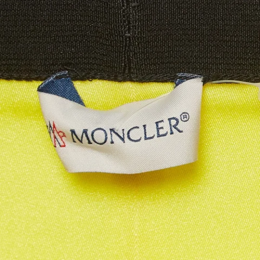 Moncler Pre-owned Fabric bottoms Yellow Dames