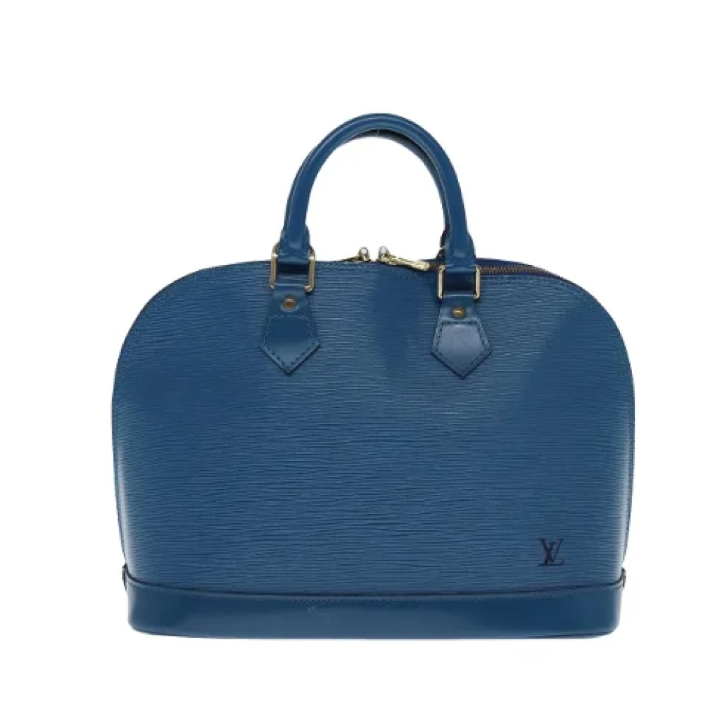 Louis Vuitton Vintage Pre-owned Leather louis-vuitton-bags Blue Dames