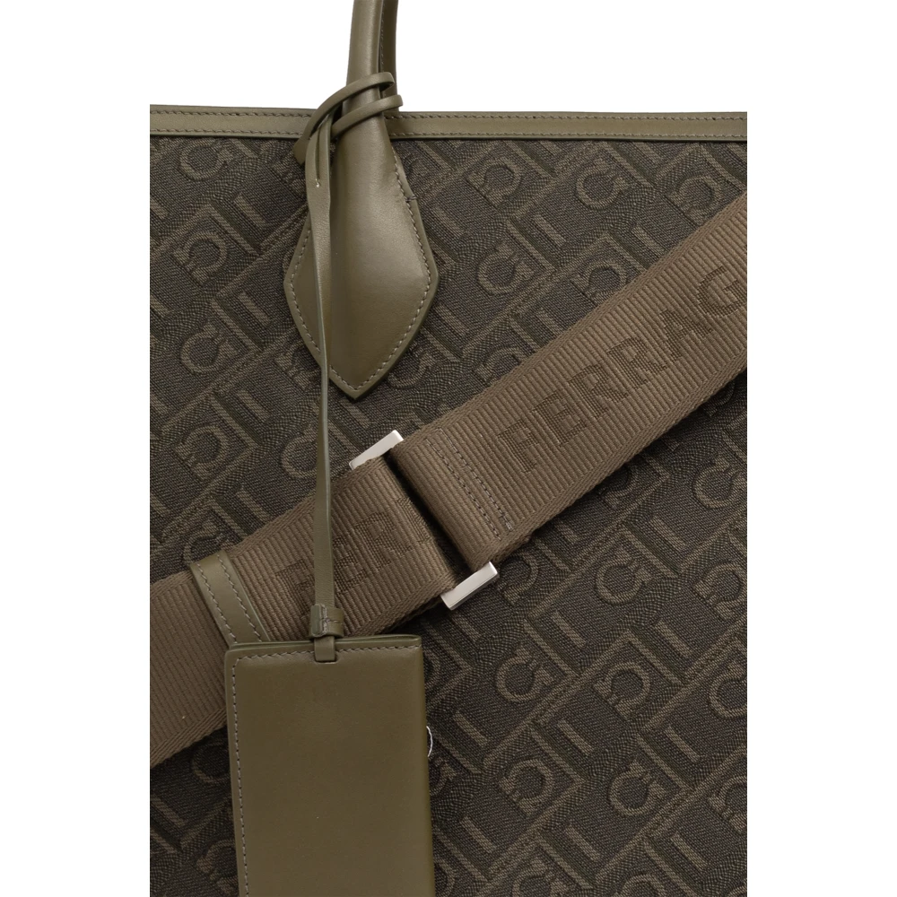 Salvatore Ferragamo Tas type shopper Green Heren