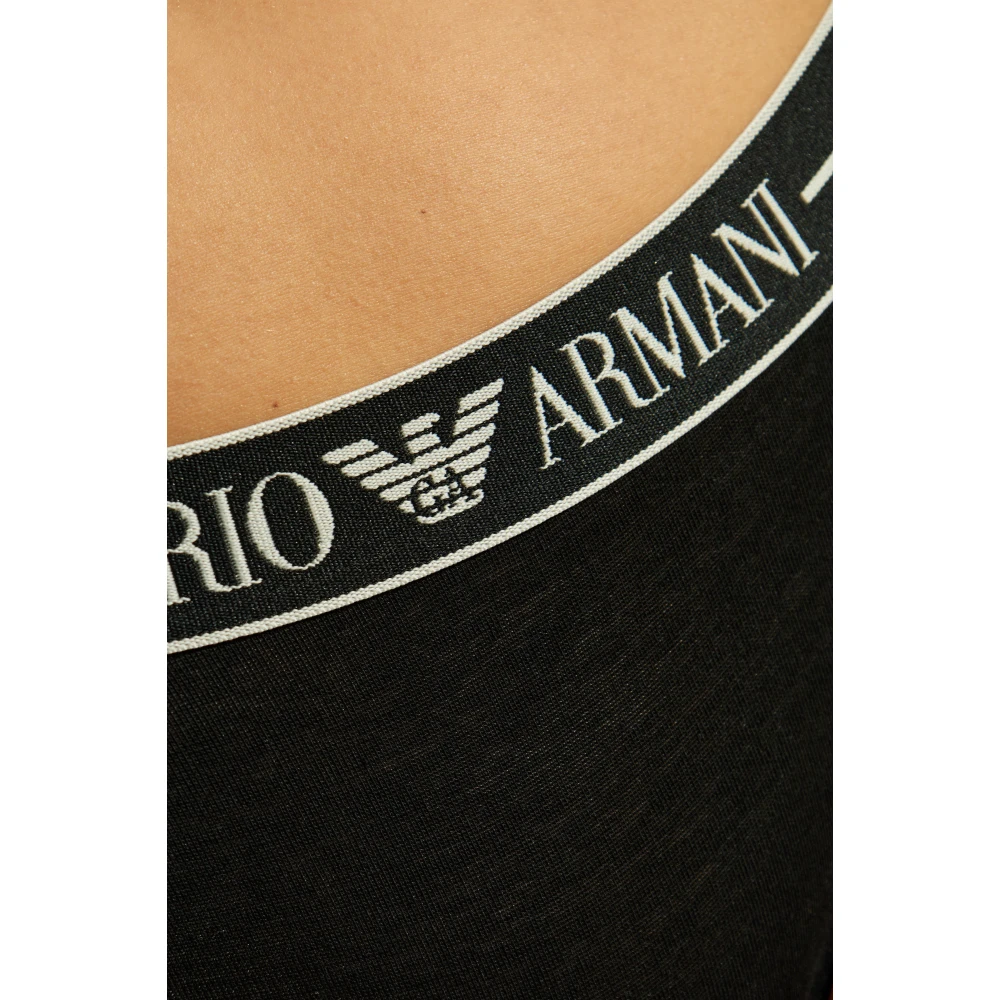 Emporio Armani Twee-pack slips Black Dames