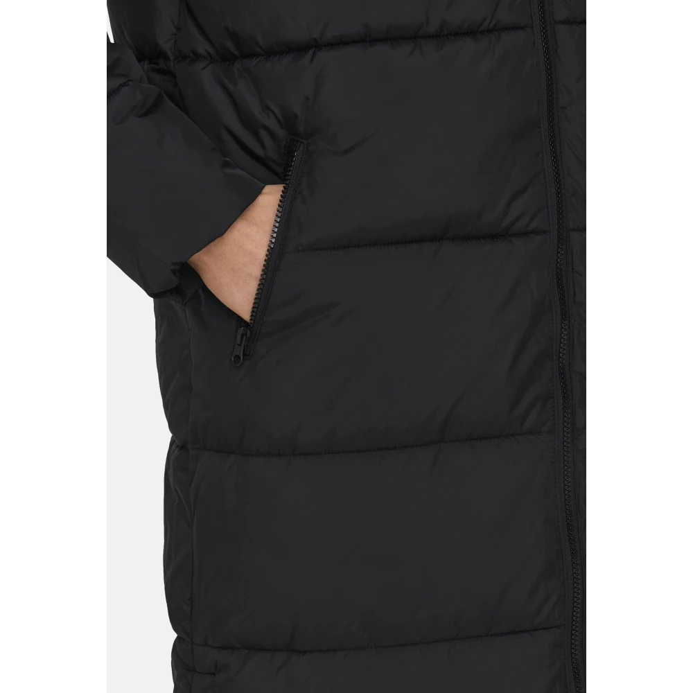 Only Montana Lange Gewatteerde Jas Black Dames