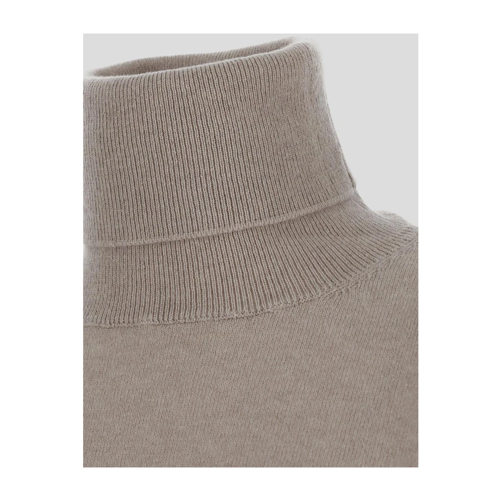 Gentryportofino Luxe Cashmere Gebreide Kleding Beige Dames
