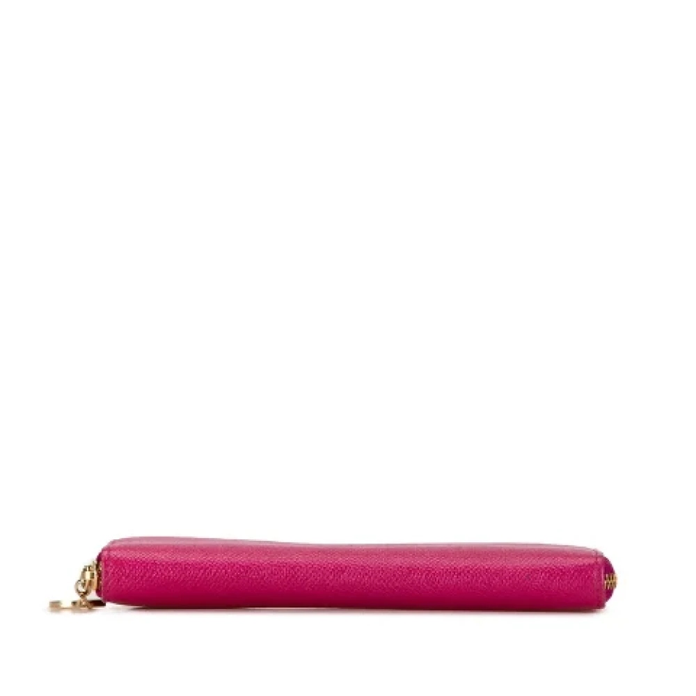 Bvlgari Vintage Pre-owned Leather wallets Pink Dames
