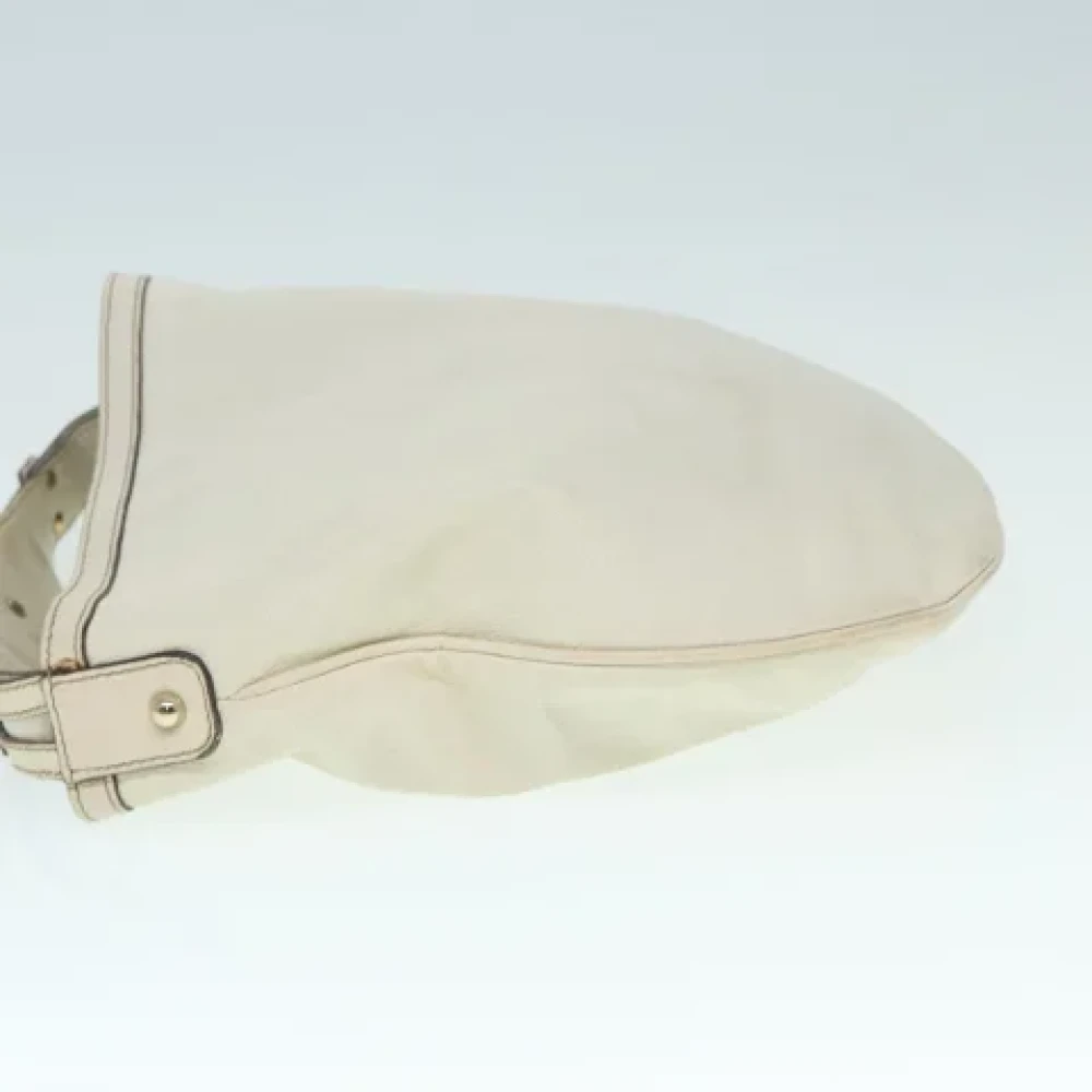 Gucci Vintage Pre-owned Leather shoulder-bags Beige Dames
