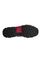 baskets-bleues-course-polyester-cuir