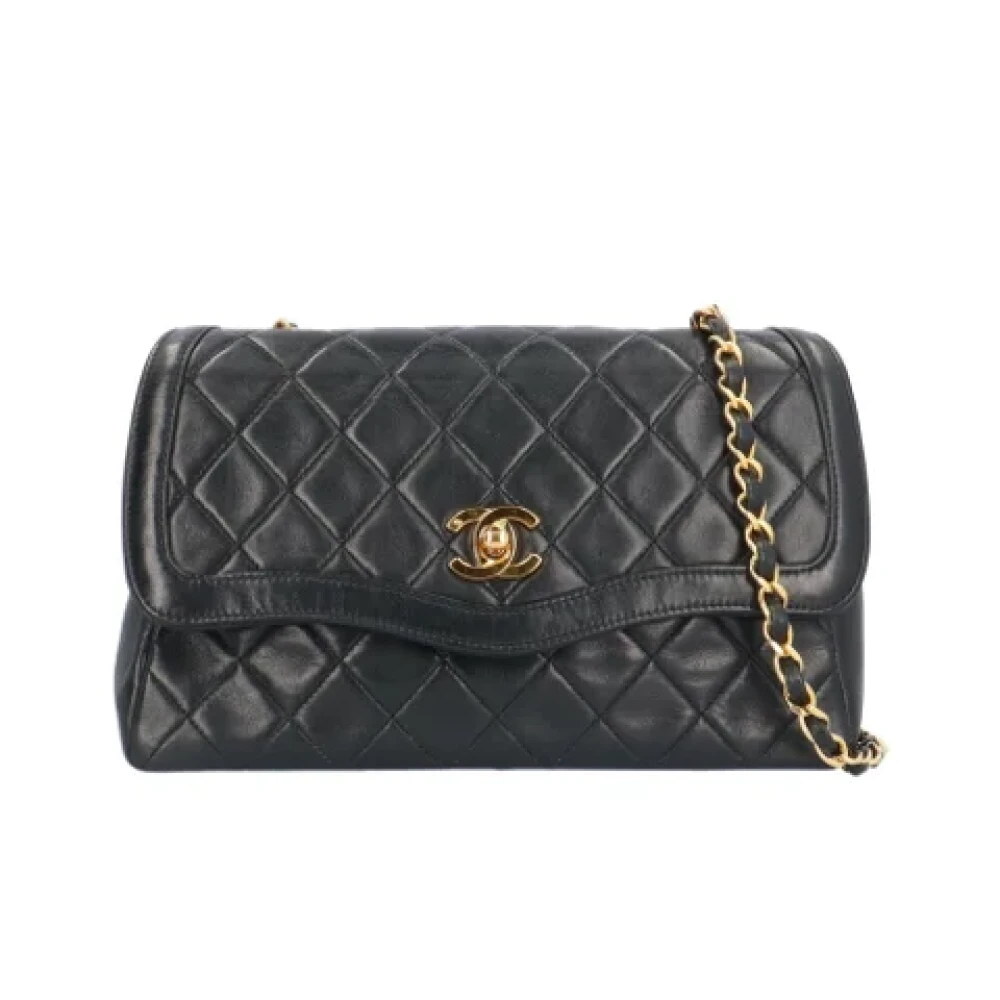 Chanel Vintage Pre-owned Fabric chanel-bags Black Dames