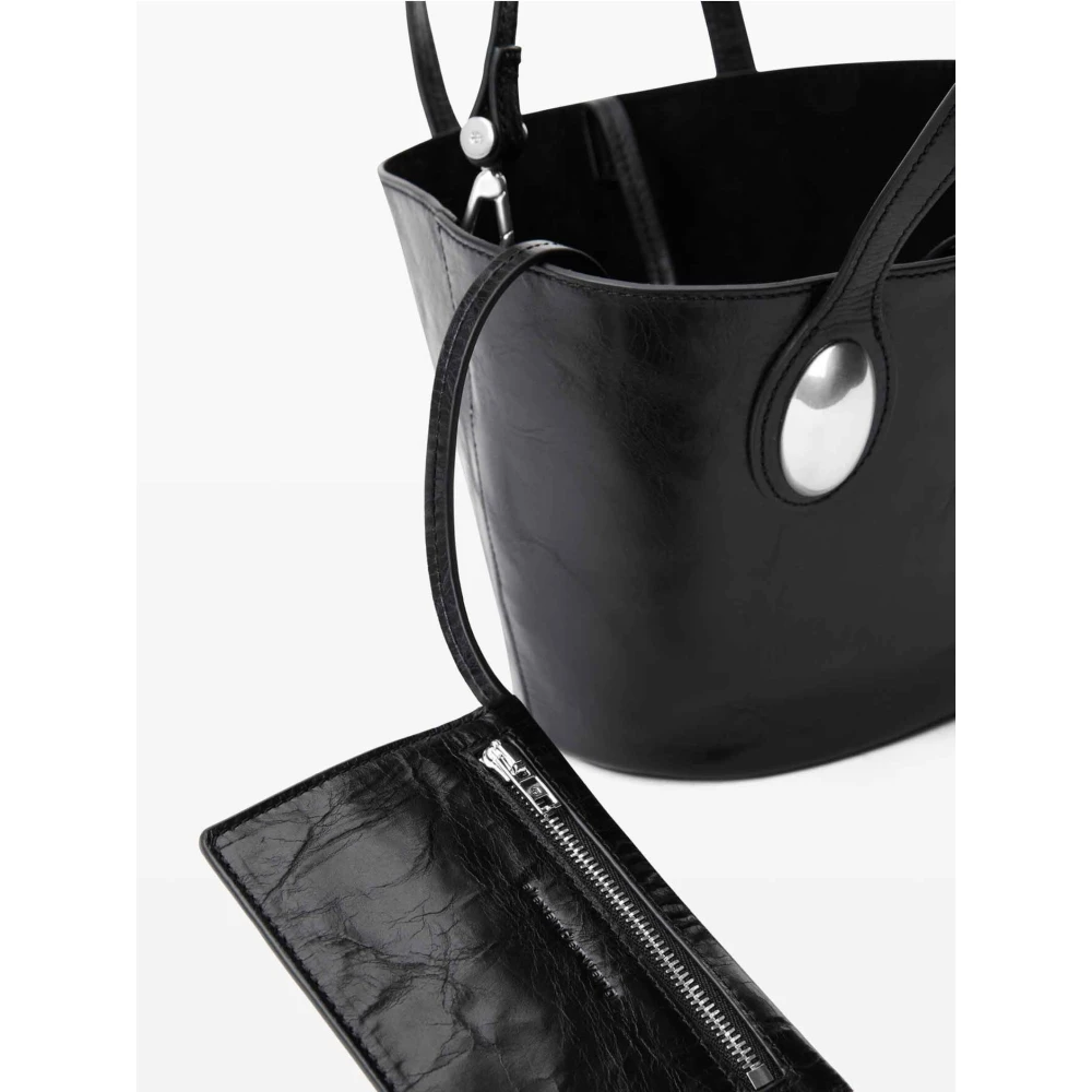 alexander wang Studded Leren Tote Tas Black Dames