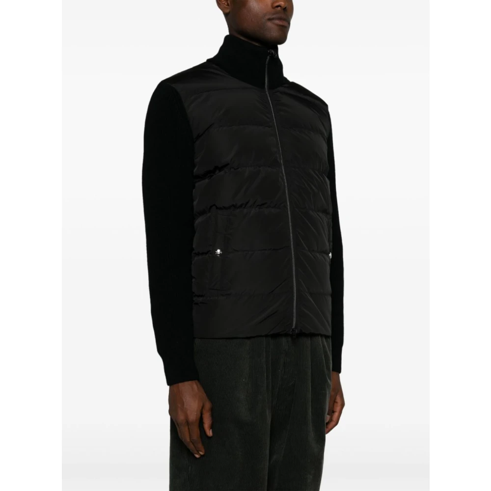 Herno Zwarte Vesten Truien Black Heren