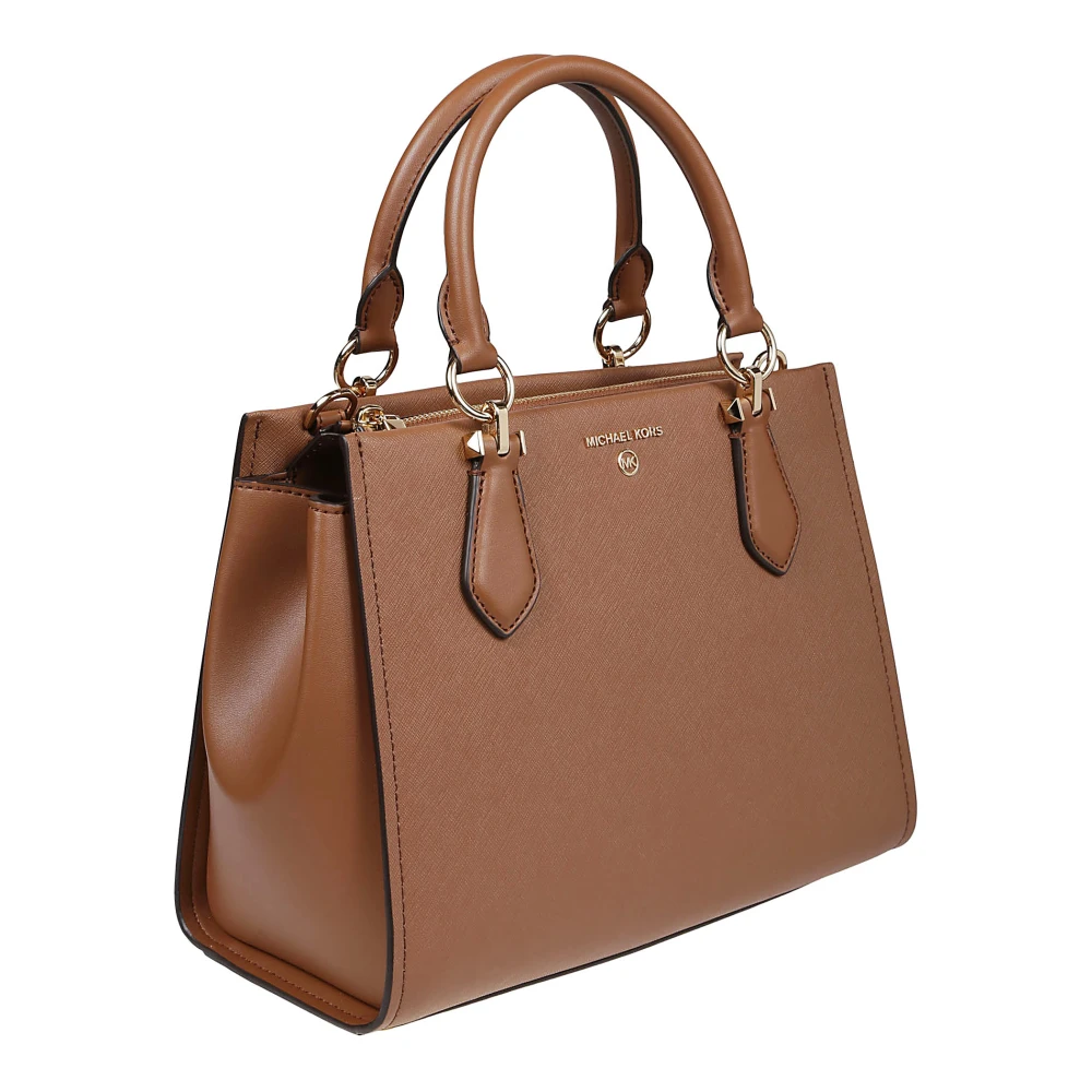 Michael Kors Marylin Satchel Tas Brown Dames