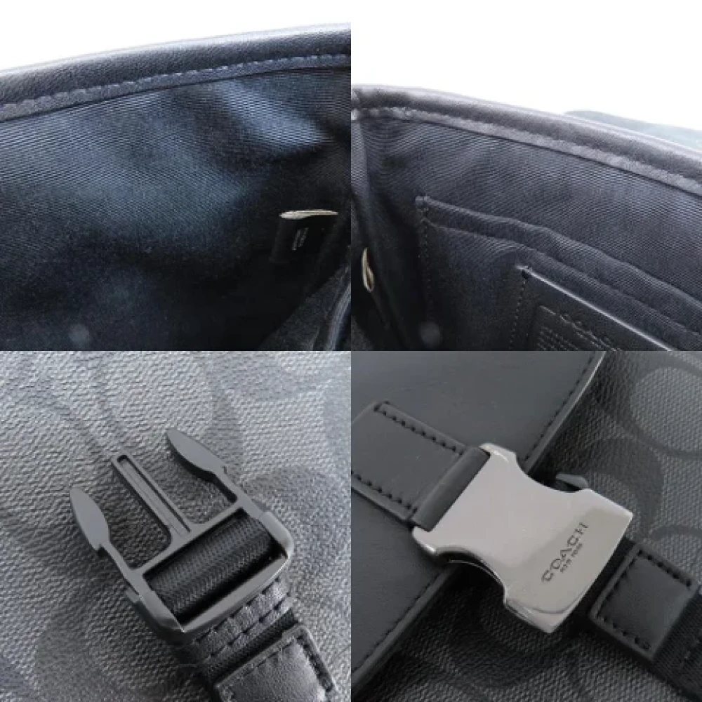 Coach Pre-owned Canvas shoulder-bags Black Dames