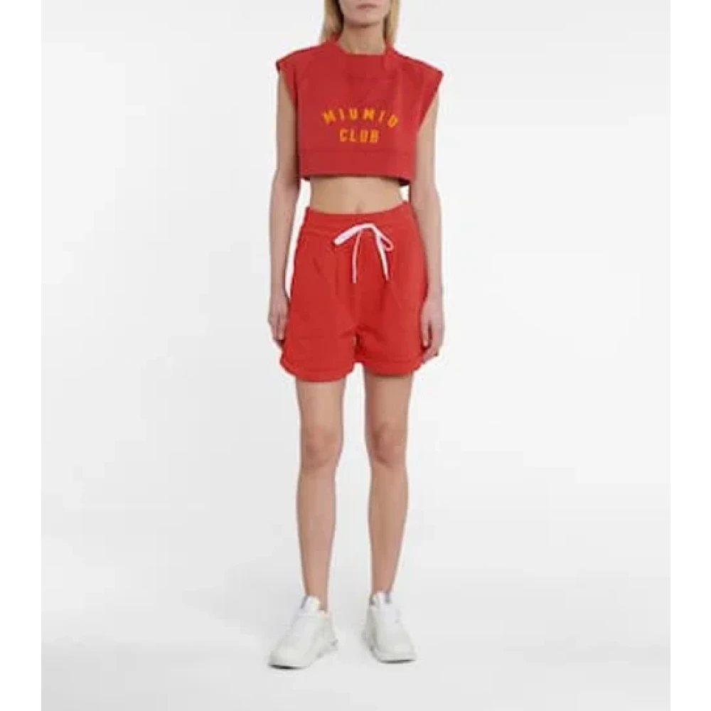 Miu Pre-owned Cotton tops Red Dames